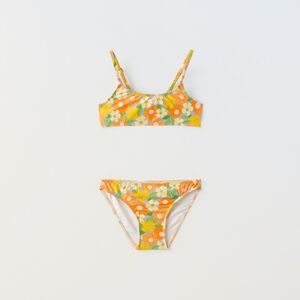 ZARA KIDS FLORAL BIKINI BOTTOM AND TOP 2 PIECES SET